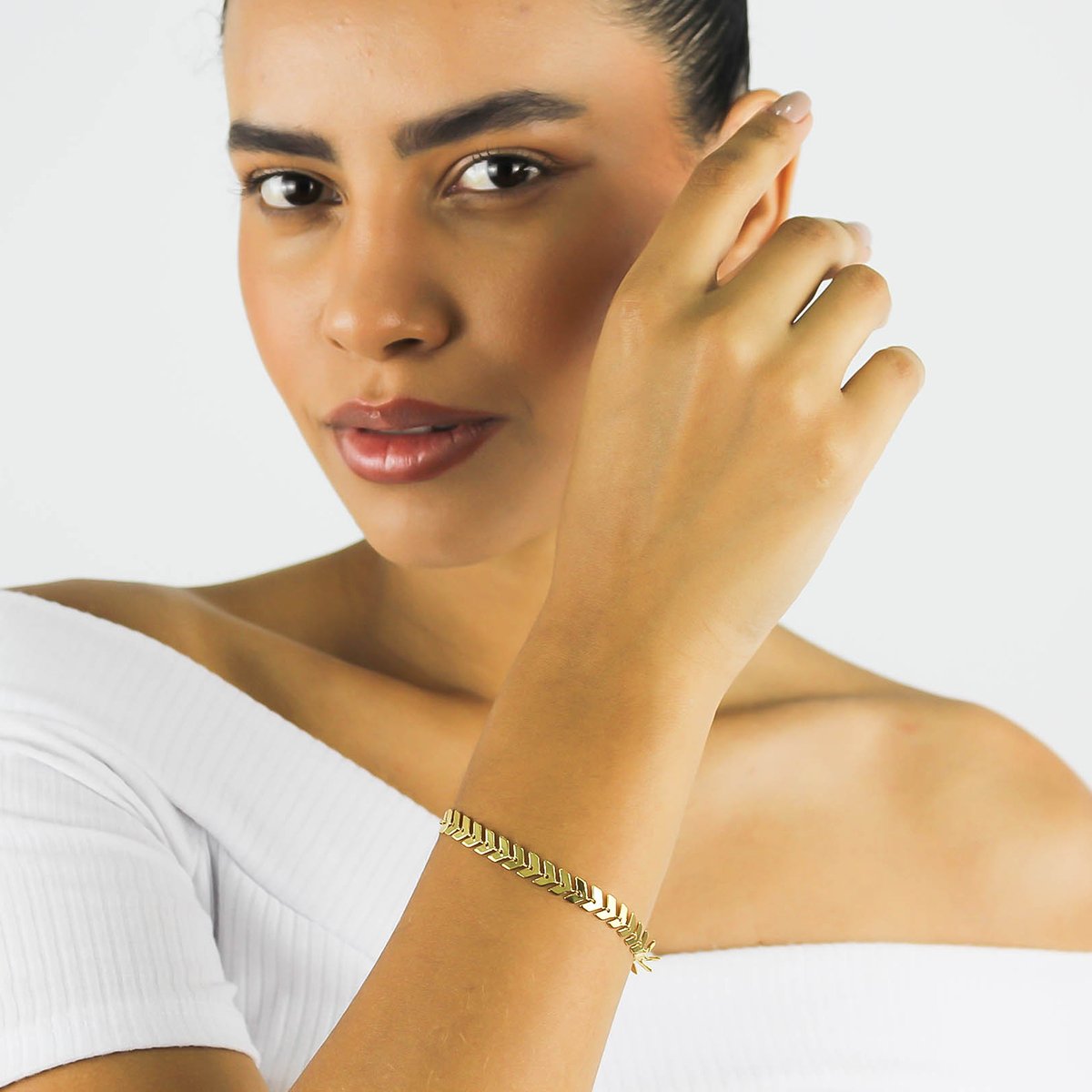 Pulseira De Setas- Banhado A Ouro 18k