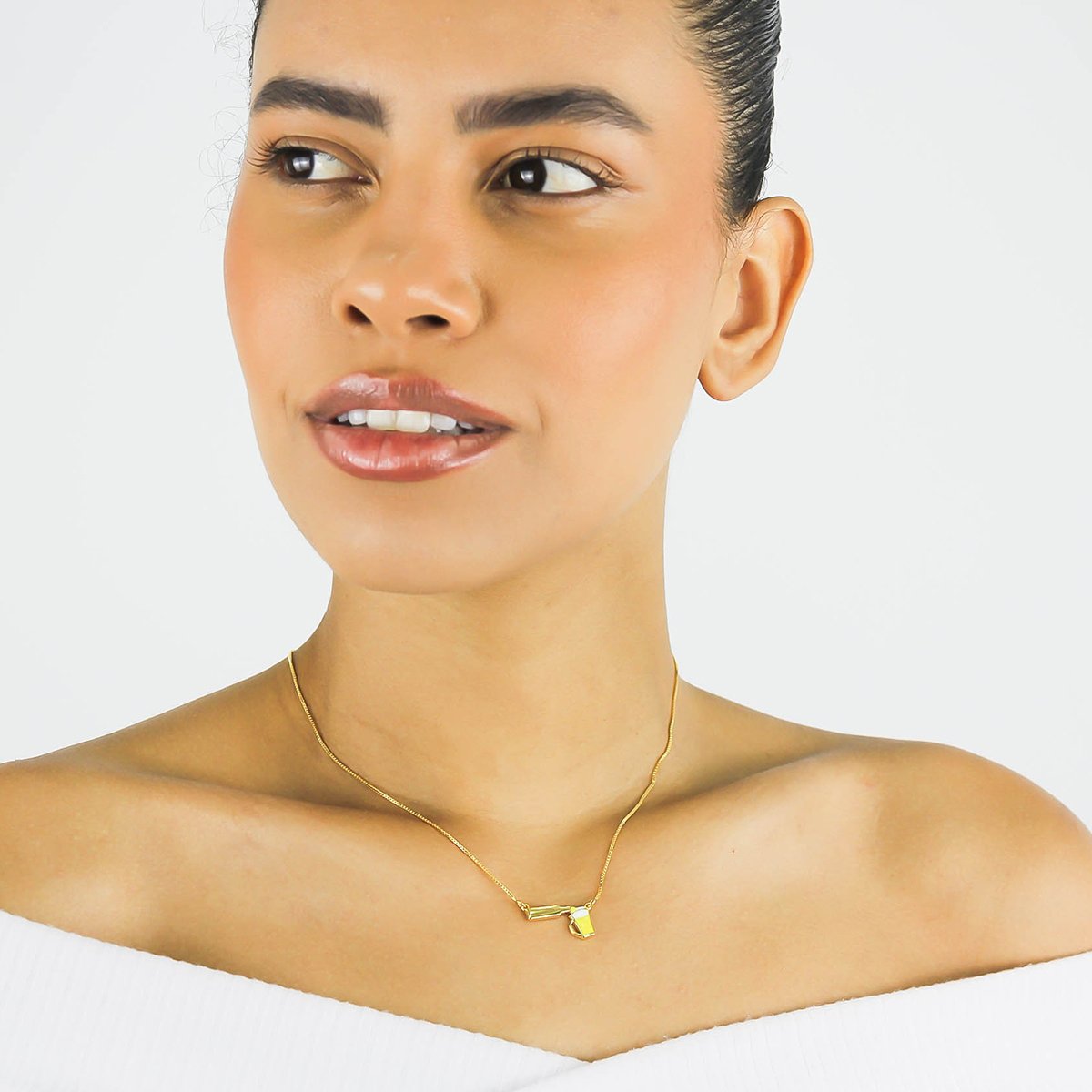 Gargantilha Amantes Da Cerveja- Banhado Em Ouro 18k