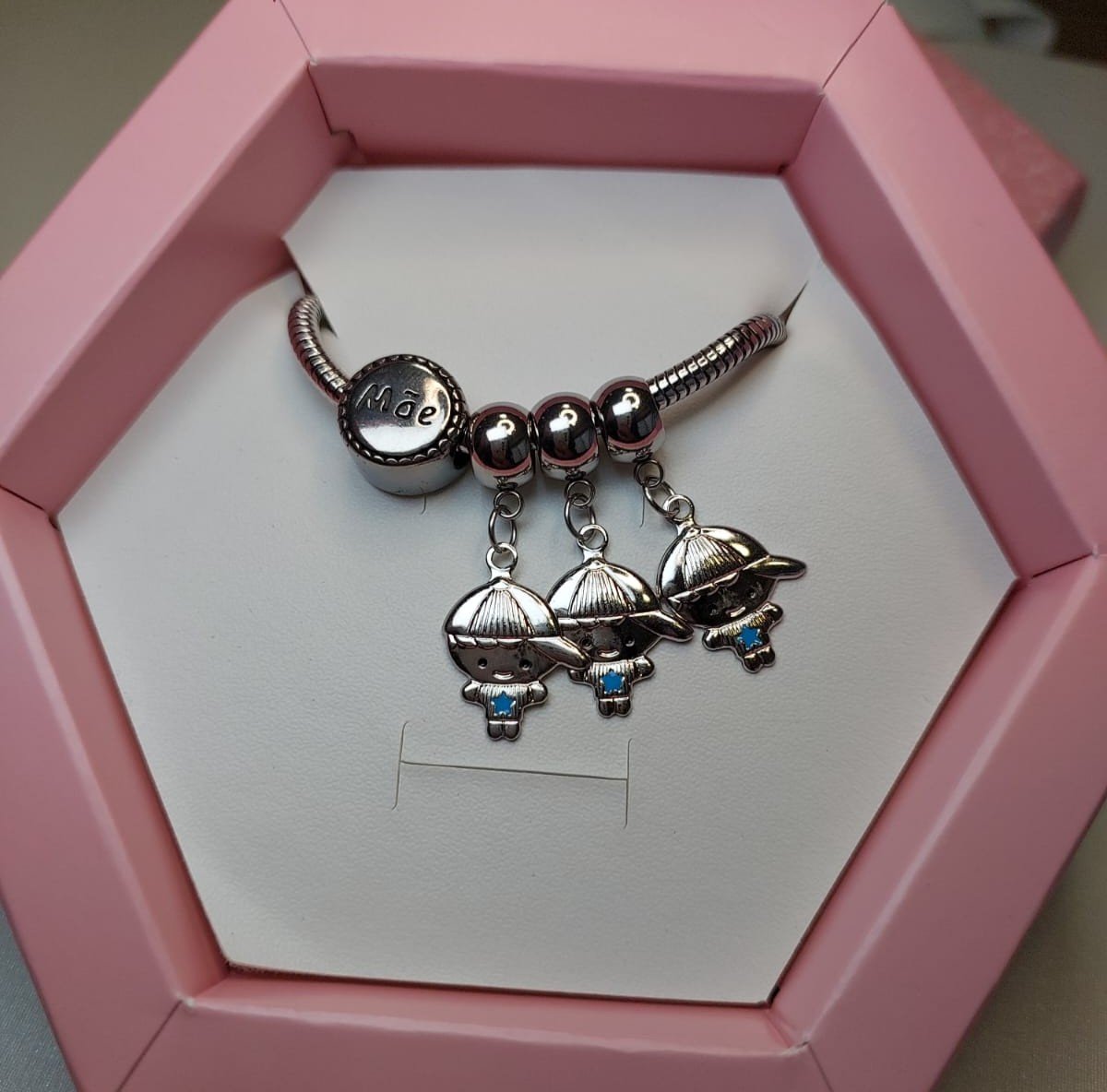 Berloque Menino - Aço Inox